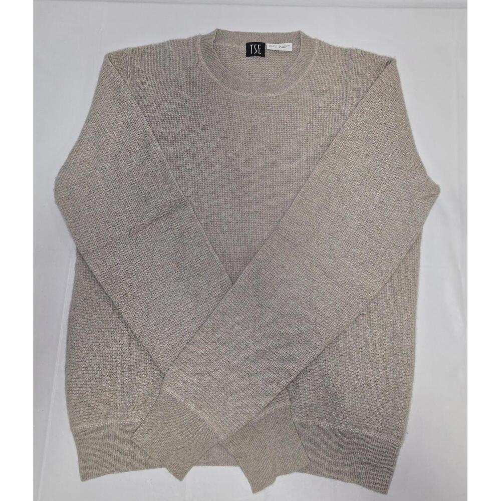 TSE 100% Pure Cashmere Sweater – Beige, Size S